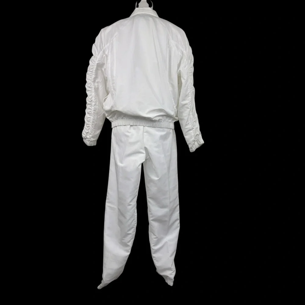 VTG 80s Head USA White Track Wind Tennis Suit 2 Piece Set Medium - Picture 4 of 10